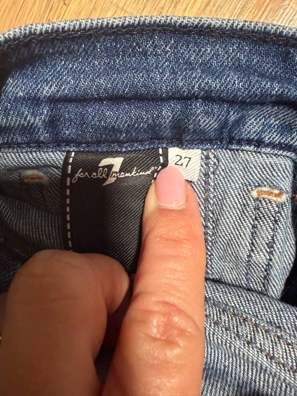7 For All Mankind | Lotta High Waist Wide Leg Jeans |27| - Picture 7 of 8